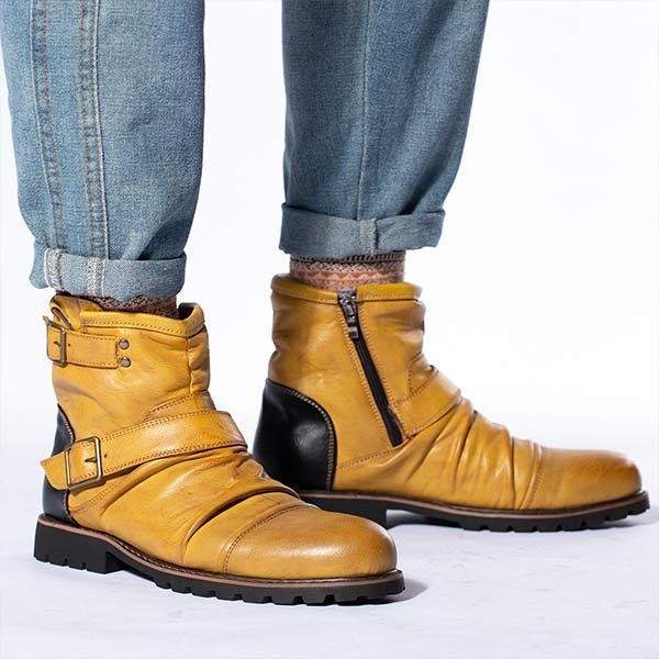 Men's Vintage Crinkle Booties