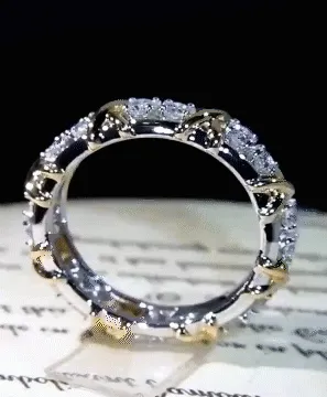Moissanite Magnetology Lymphvity RingLimited Time Discount  Last Day