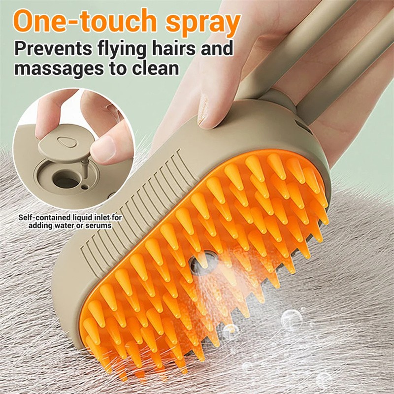 Cat Dog Steam Brush