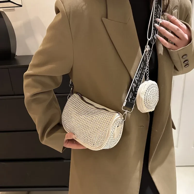 Shoulder Crossbody Bag With Small Purse