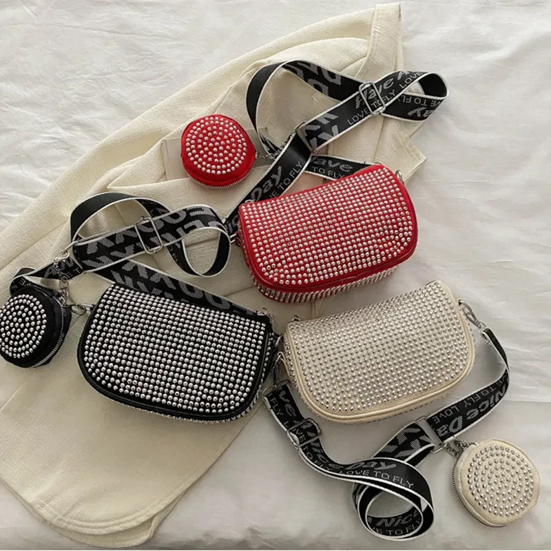 Shoulder Crossbody Bag With Small Purse