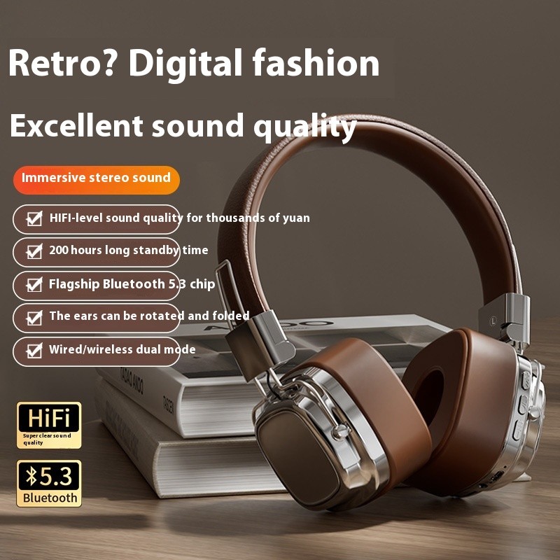Dynamic Bass Boost Wireless Bluetooth 5.3 Headset
