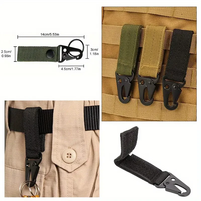 Cell Phone Holster Pouch with Molle Attachment and US Flag Patch