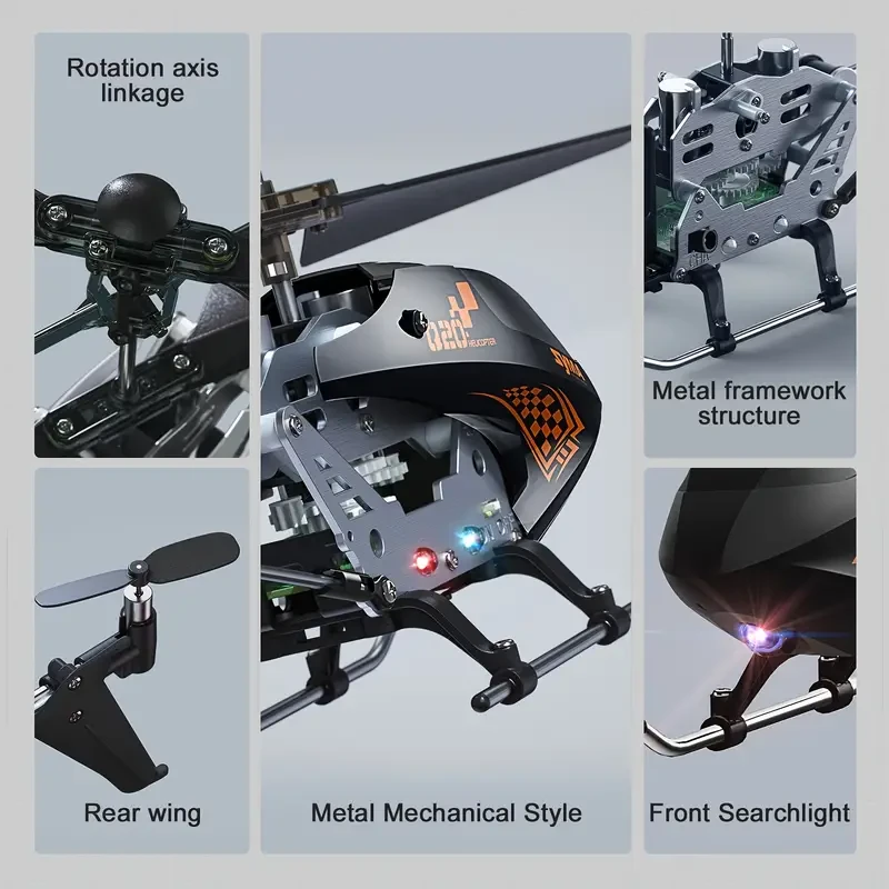 SYMA Q20 Remote Control Helicopter - One Key Take Off/Landing, 3.5 Channel with Gyro Stabilizer, Indoor UFO RC Toy