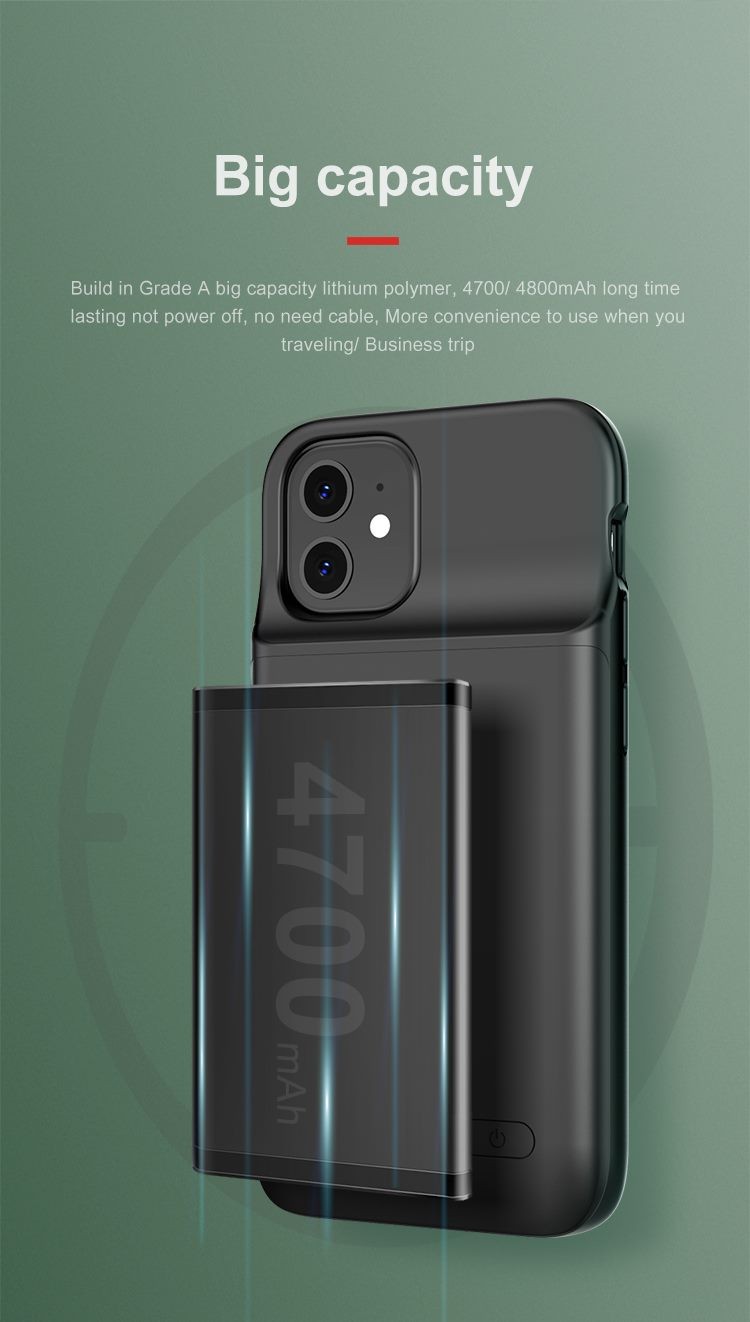 iPhone 12 Mini battery Case 4700mAh Newdery