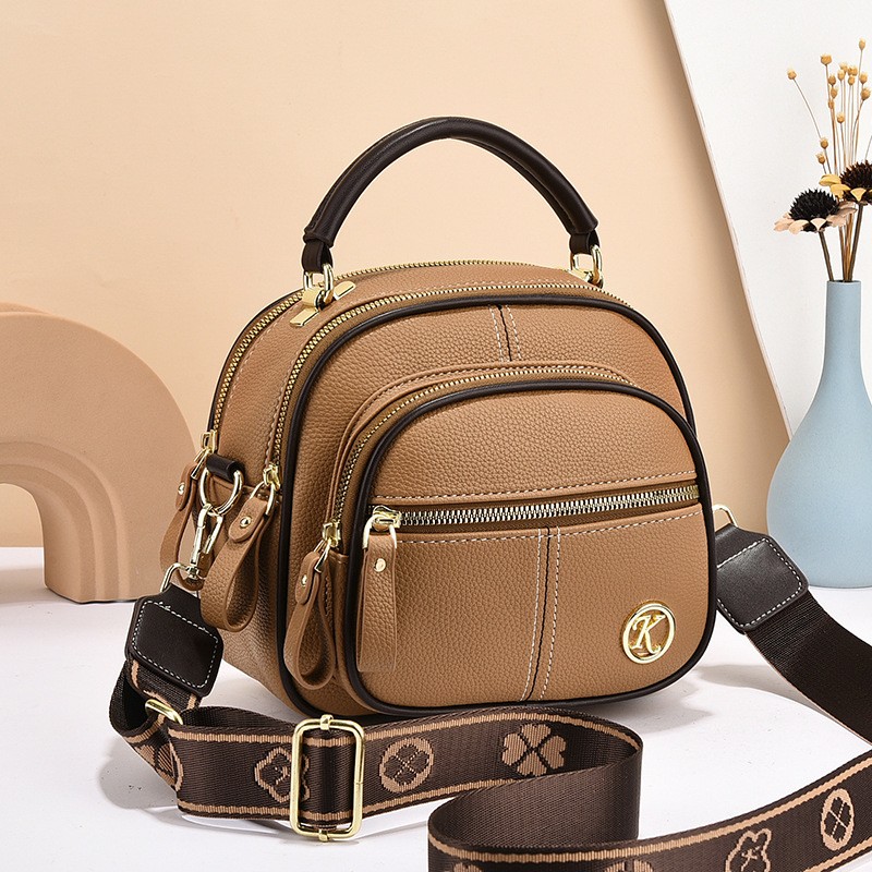 Multi-Zip Crossbody Bag