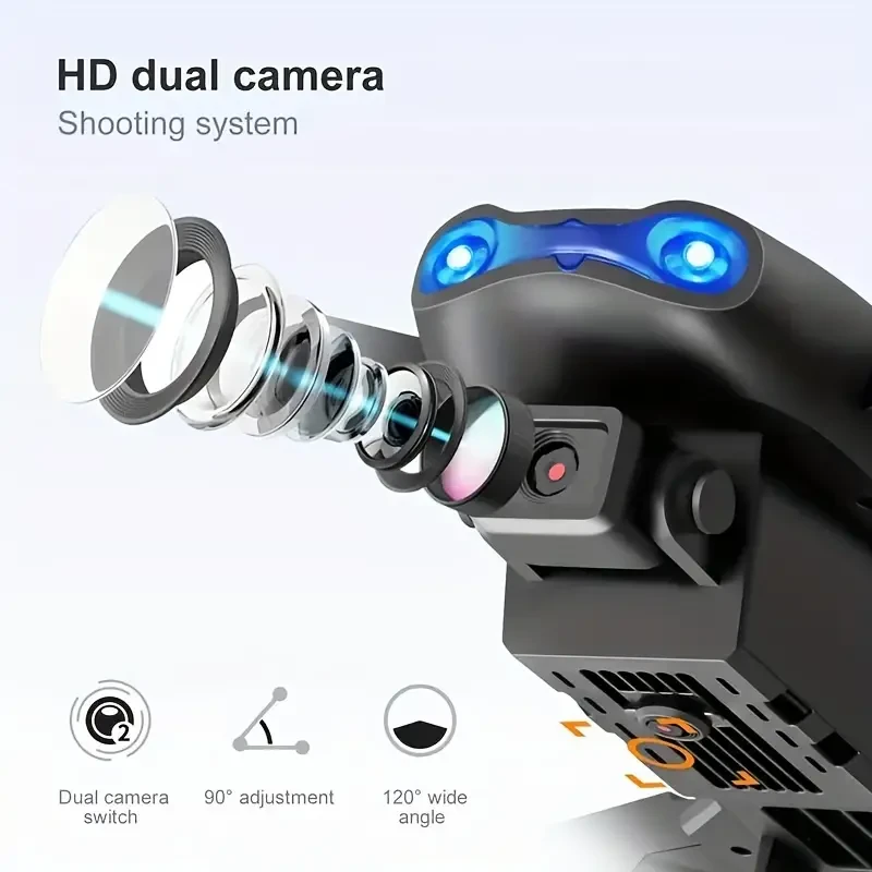 E99 K3 Professional RC Drone with Dual Camera - Double Folding, Height Hold, Remote Control