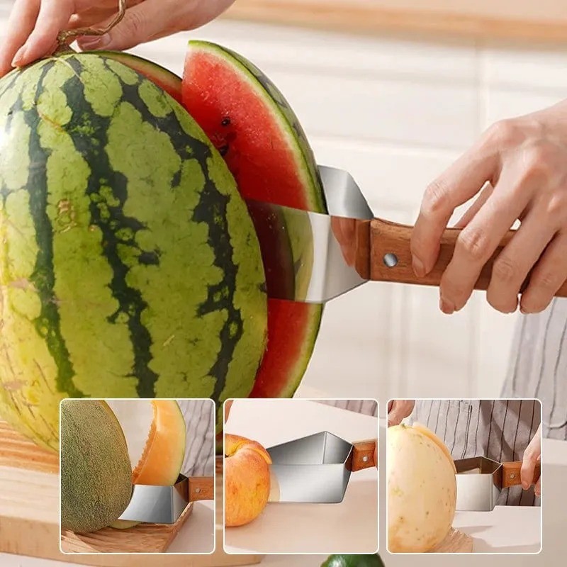 New Watermelon Splitter Watermelon Cutting Artifact 430 Stainless Steel Cutting Piece