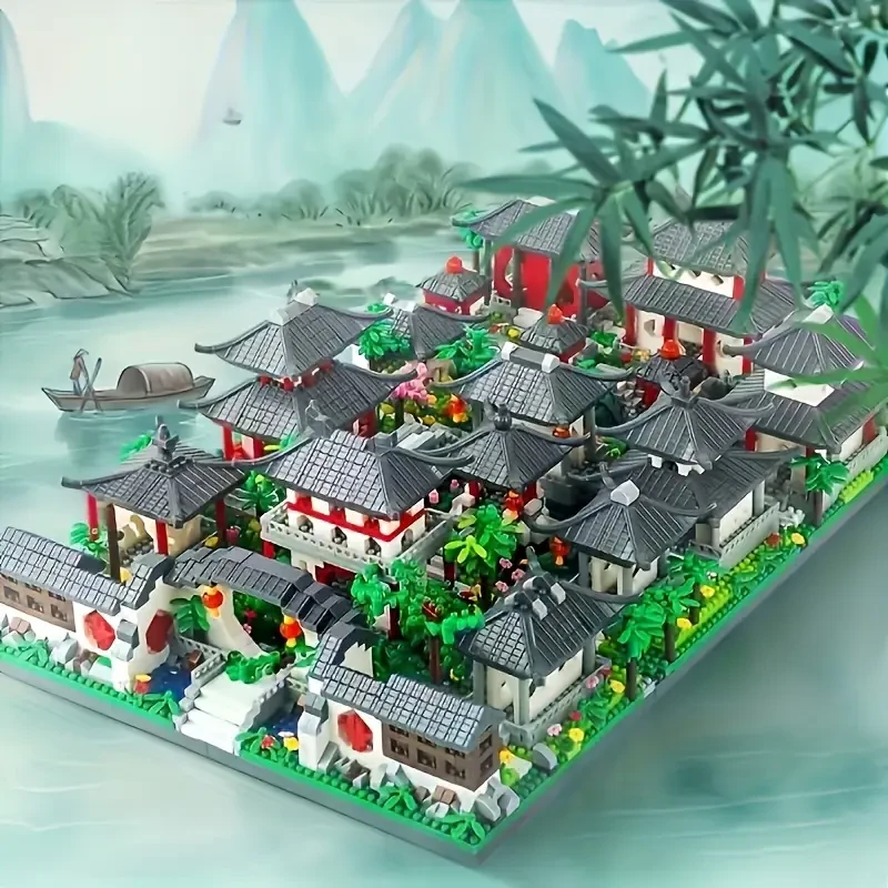 5530+ Piece Oriental Ancient Wisdom 3D Puzzle - Suzhou Garden Architecture Set