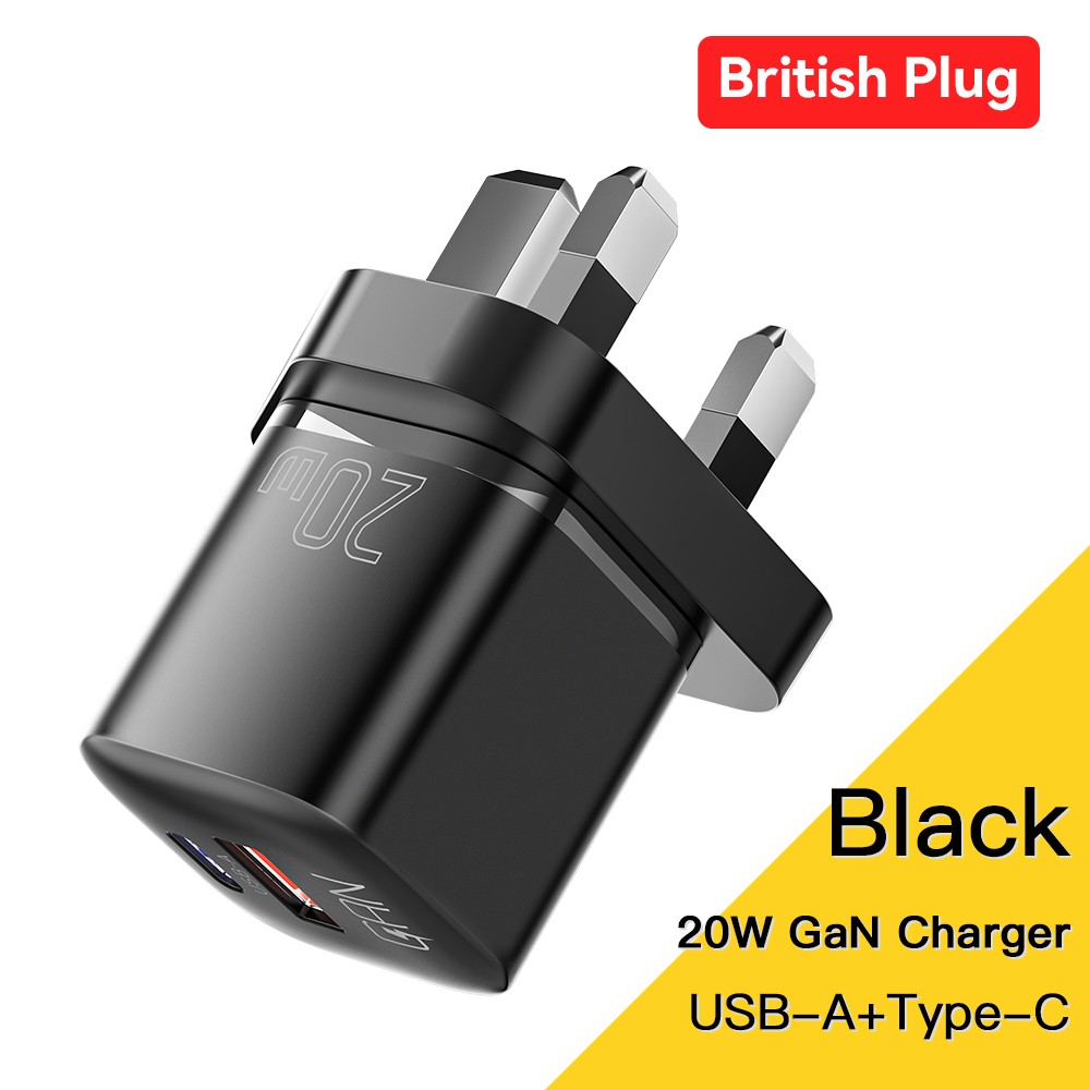 Essager 20W GaN USB Type-C Charger - PD Fast Charge QC 3.0