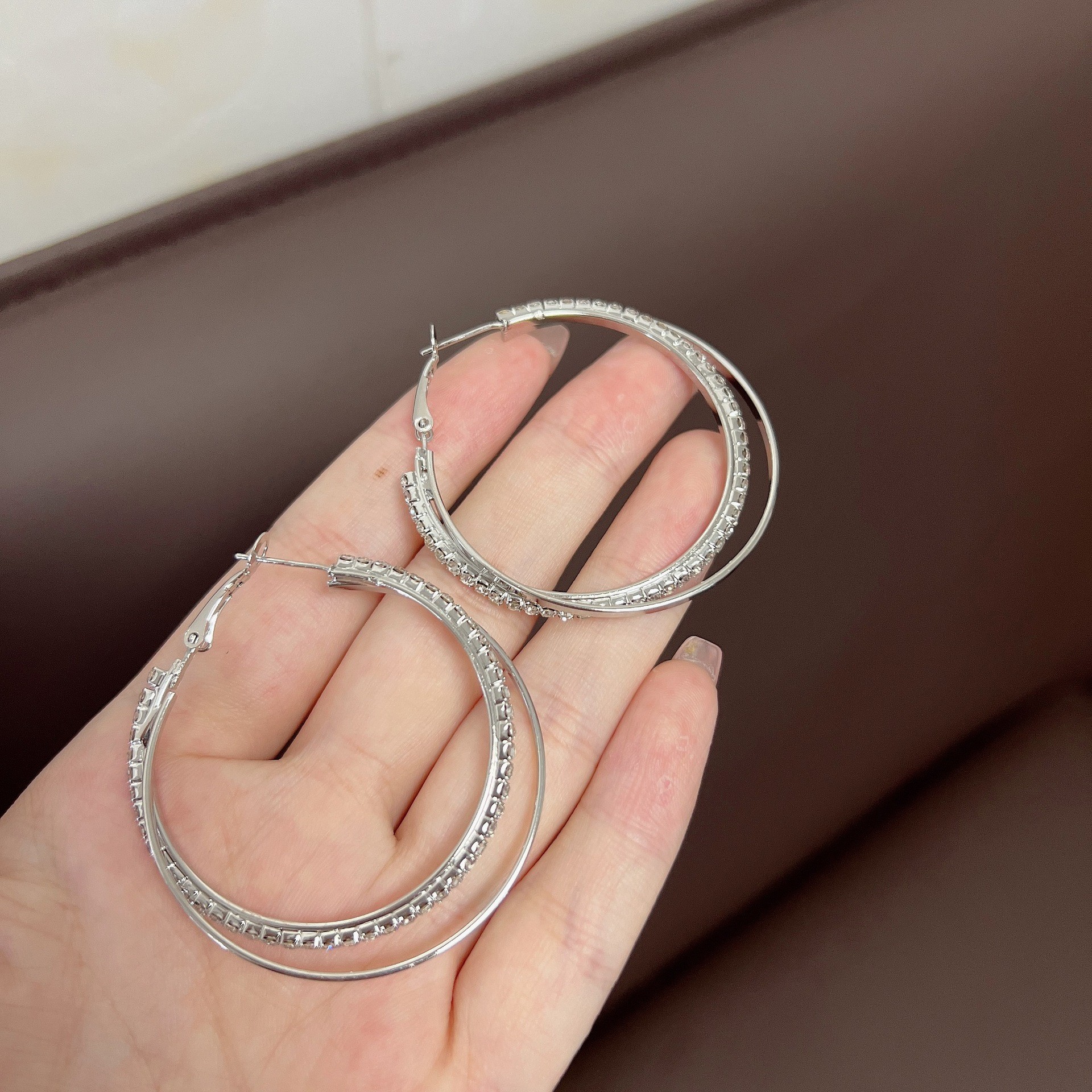 Elegant Radiance Hoop Earrings