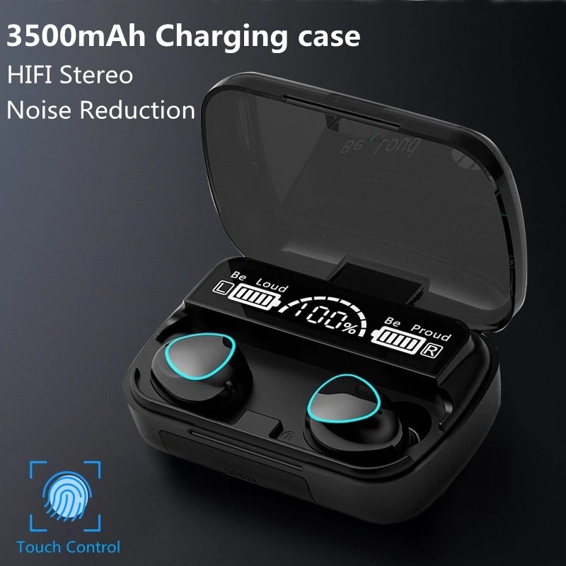 MEUYAG TWS Wireless Earphones - Bluetooth Noise Canceling Stereo Headphones