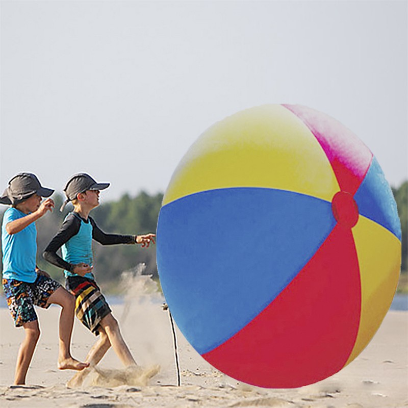 Thickened PVC Inflatable Soccer Ball - Outdoor Water Game and Beach Football