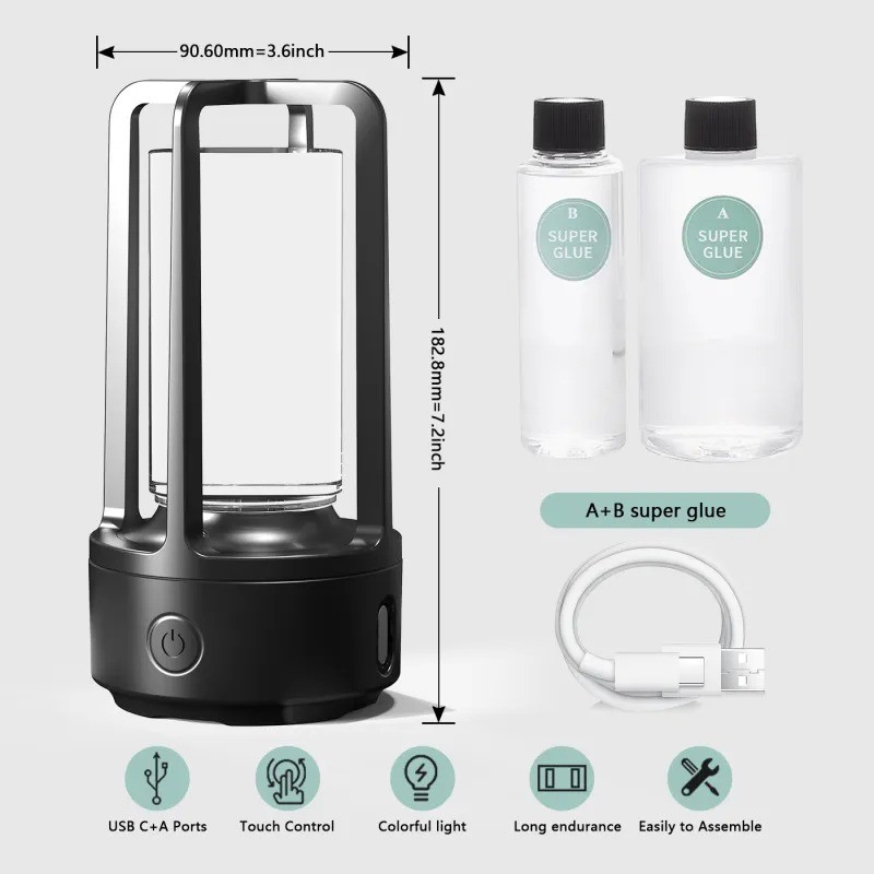 2-in-1 DIY Audio Crystal Light and Bluetooth Speaker