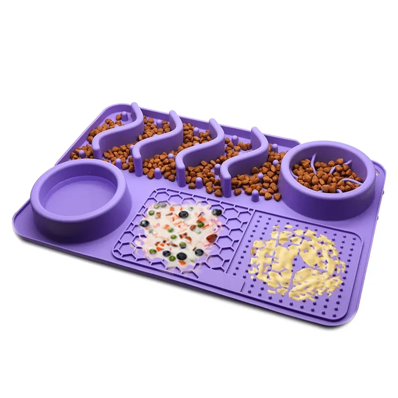 Dog Silicone Licking Pad Pet Licking Mat Silicone