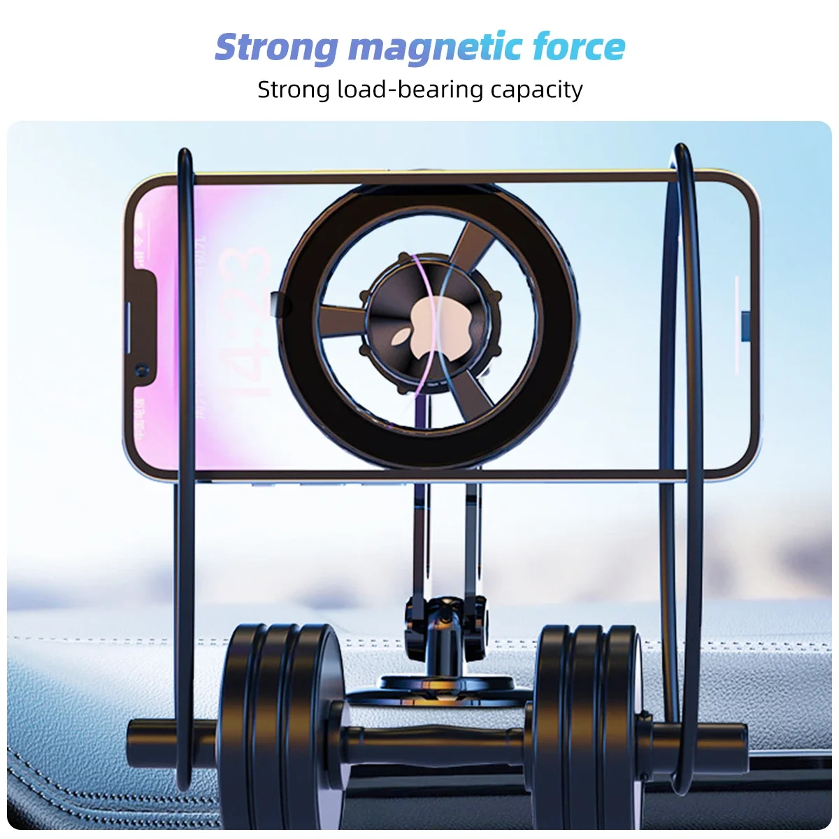 Wireless Car Charger Phone Fast Charging Air Vent Mount Station for iPhone 15, 14, 13, 12 Pro Max