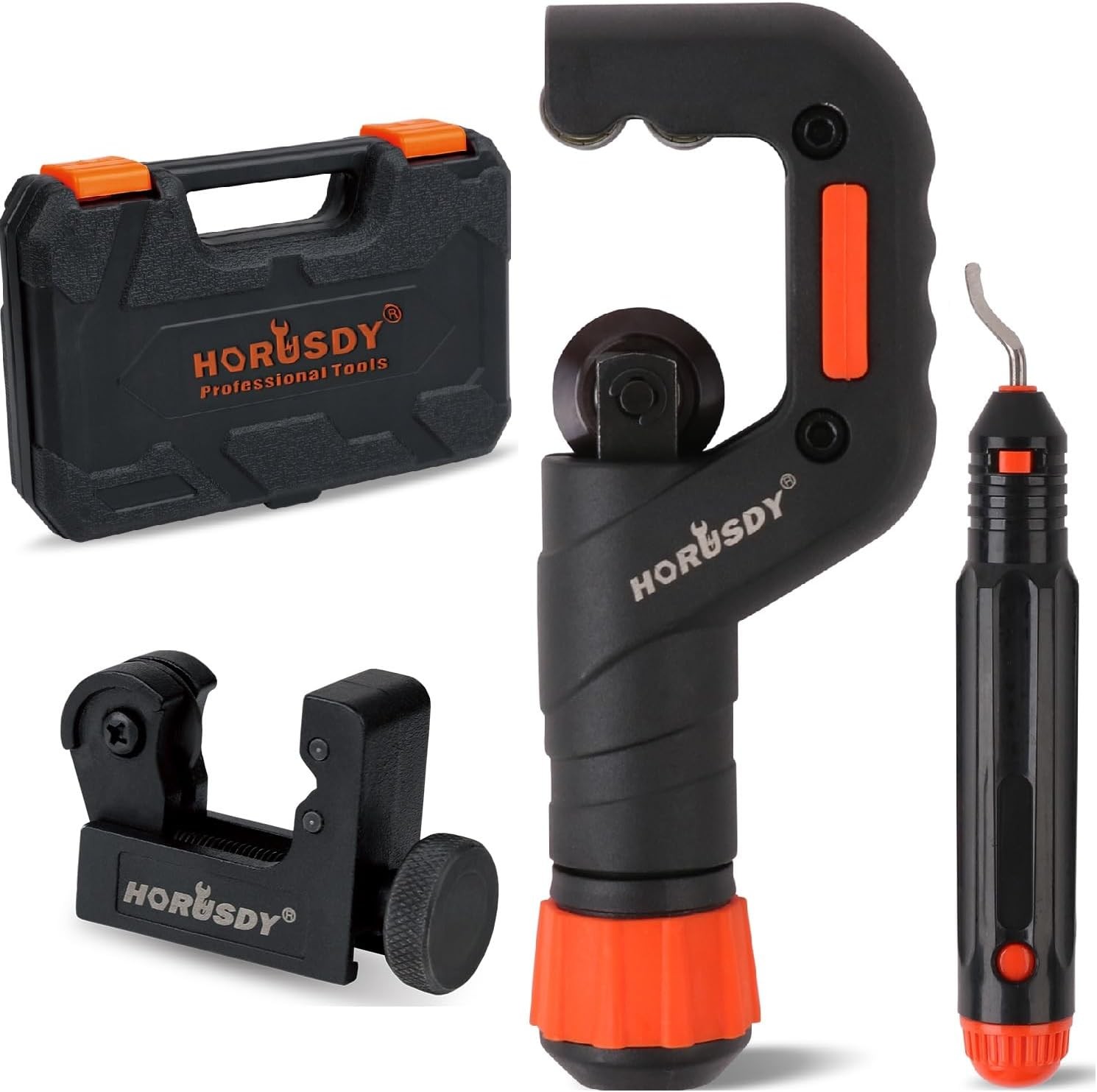 3PCS Tubing Cutter Set with 3/16 to 2