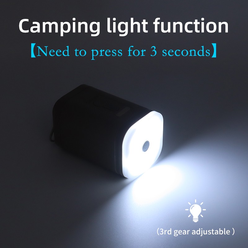 3 in 1 Electric Air Pump with Lights - Mini Wireless Air Compressor USB Charging Inflator/Deflator Pumps for Outdoor Camping