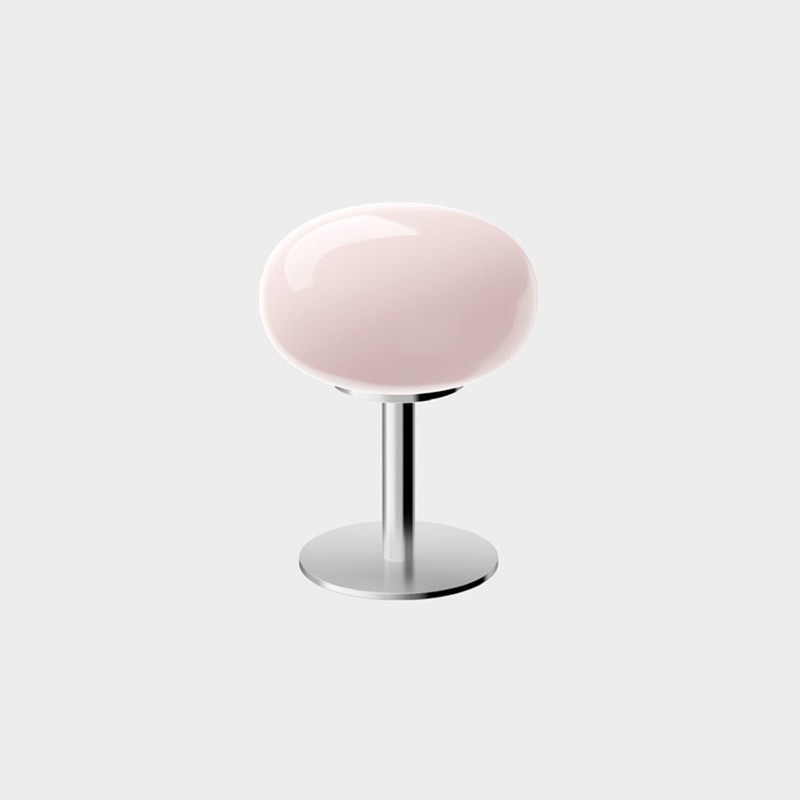 Macaron Glass Table Lamp - Trichromatic Dimming Living Room Atmosphere Lamp, Eye Protection Night Light for Girl's Bedroom Bedside Decor