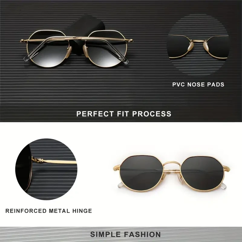 KINGSEVEN Exquisite Trendy Cool TR90 Frame Polarized Pilot Glasses