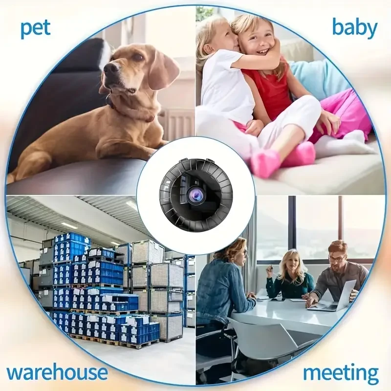 HD Smart Wireless 2.4GHz WiFi Camera - Home Security Surveillance Camera