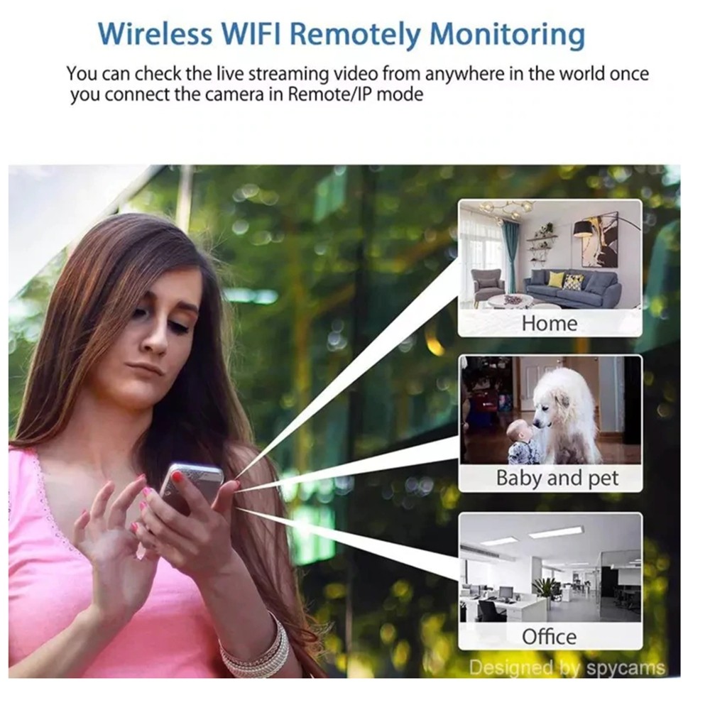 NEW X5 Mini Camera HD1080P - Compact Wireless WiFi Camera with Cyclic Recording