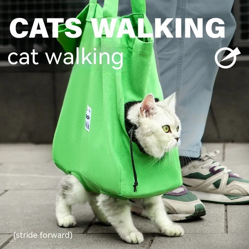 Multifunctional Breathable Dog Canvas Carrier Bag