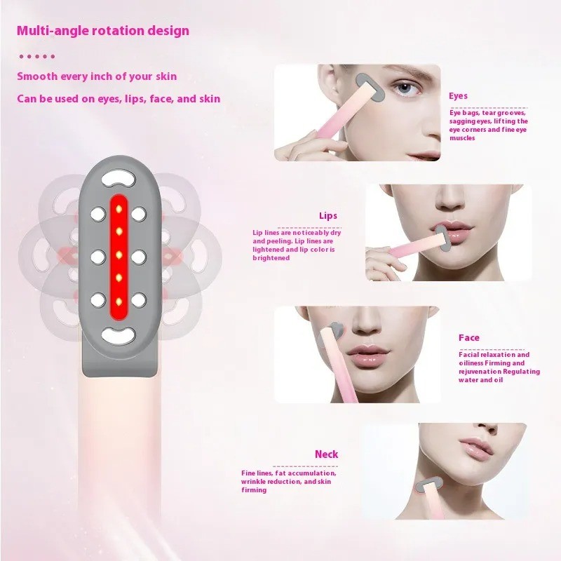 360 Rotating Heated Eye Massager - Micro-Current & Vibration