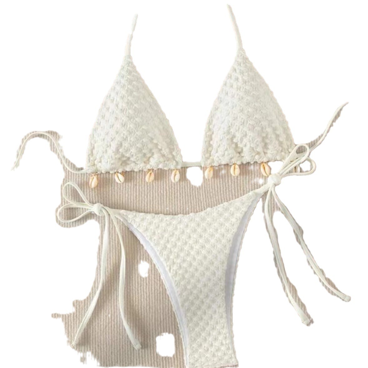 Special Fabric Split Swimsuit Swimwear