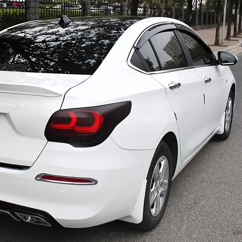 30cmX100cm Matte Smoked Black Vinyl Tint Sticker - Headlights & Taillights Light Film Set