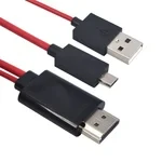 No Lagging HDMI TV Cable No network required for screen casting