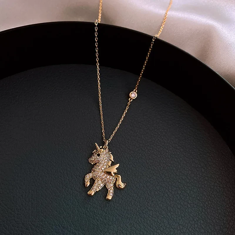 Angel Pendant Necklace Female Simplicity