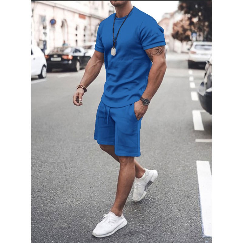 Ice Silk Male Casual Suit