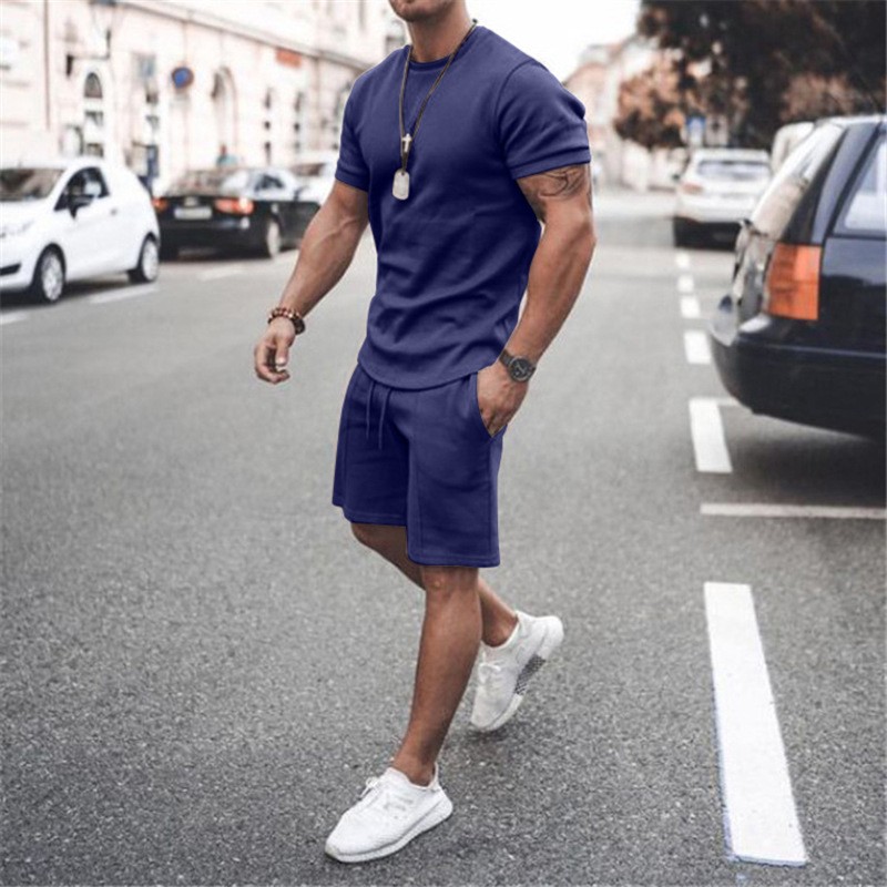 Ice Silk Male Casual Suit